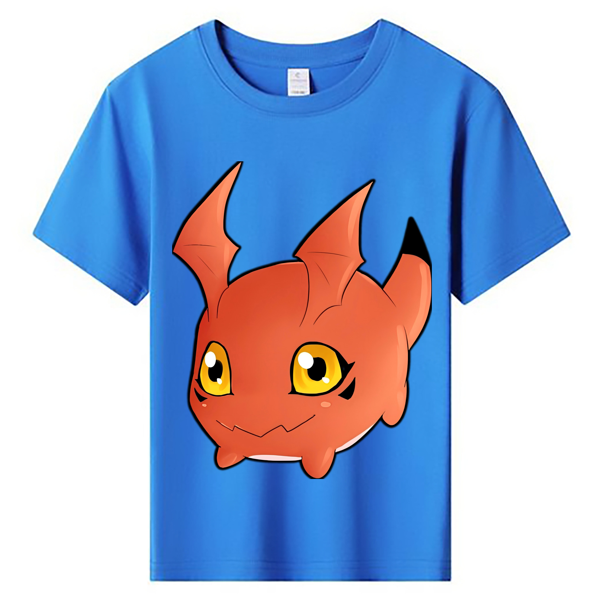 （画像用） Digimon デジタルモンスター/デジモン 綿100％キッズTシャツ（フロントプリント）